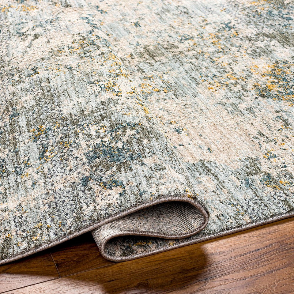 Dresden Abstract Modern Grey Rug