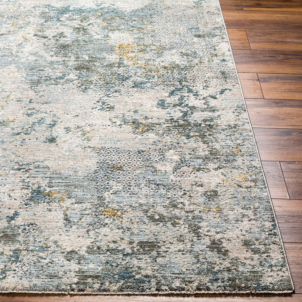 Dresden Abstract Modern Grey Rug
