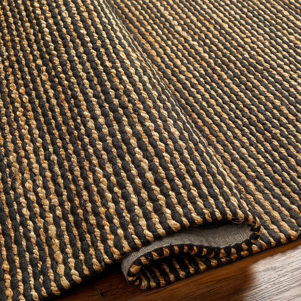 Priya Modern Jute Wool Brown Rug