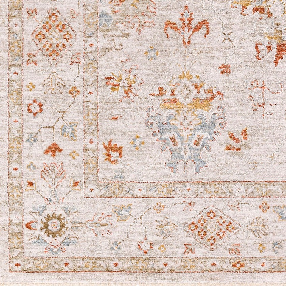 Avant Garde Vintage Traditional Charcoal Rug