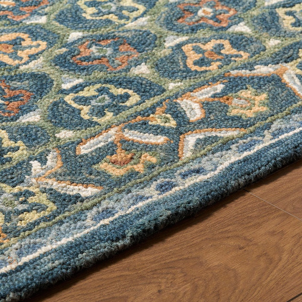 Fairfax Global Wool Blue Rug