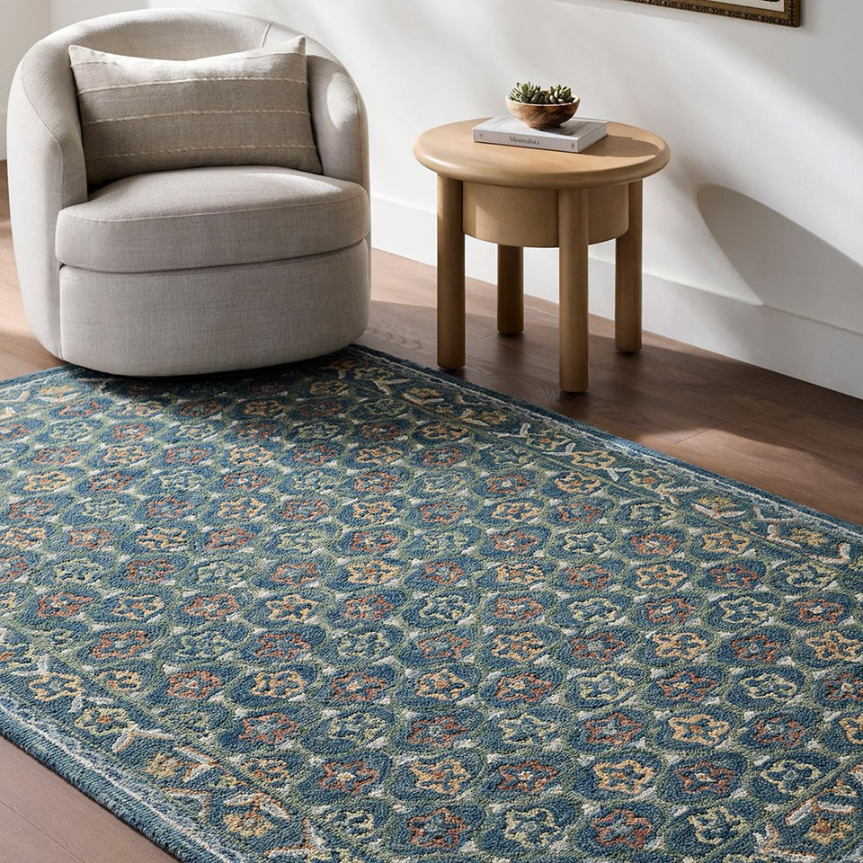Fairfax Global Wool Blue Rug