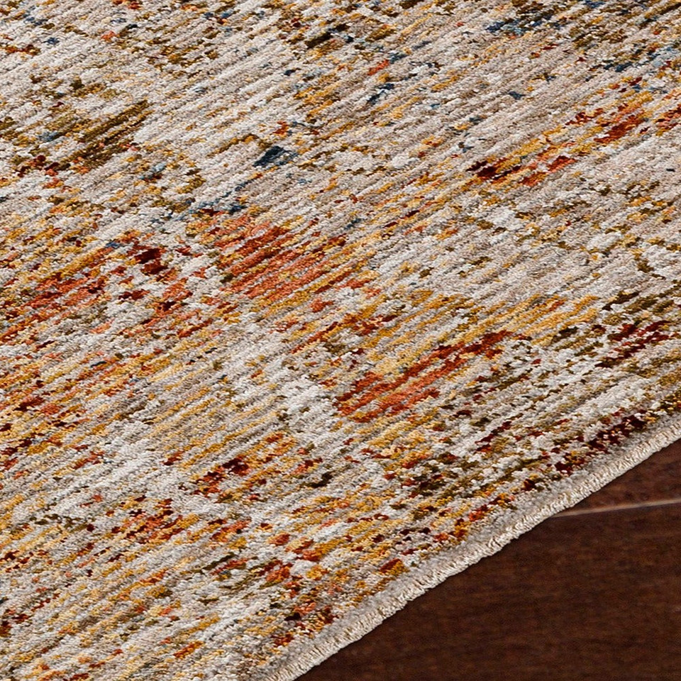Naila Abstract Beige Terracotta Rug