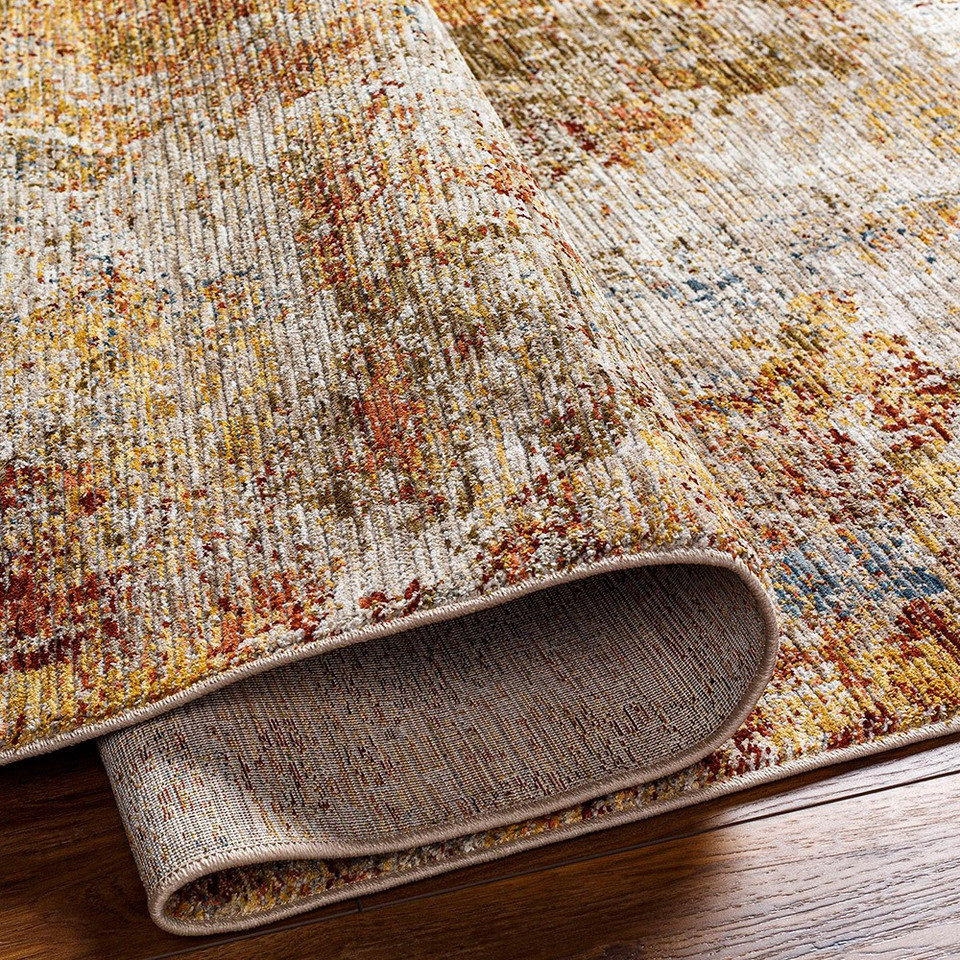 Naila Abstract Beige Terracotta Rug