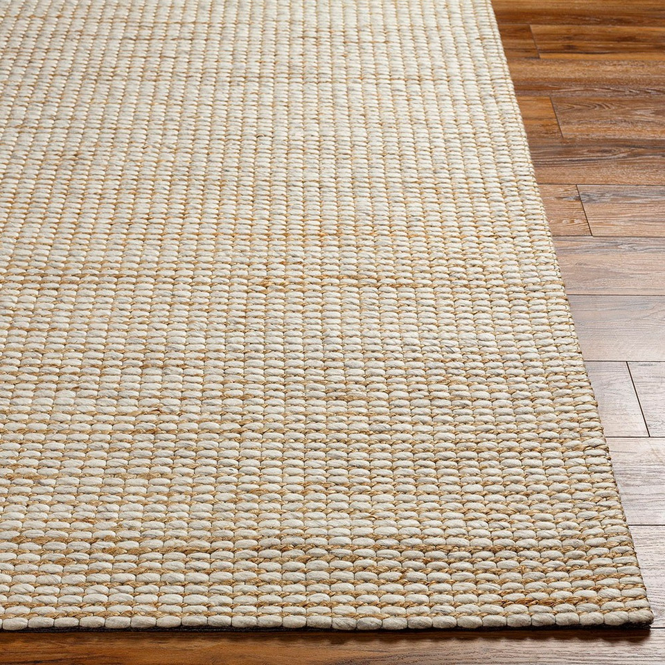 Priya Modern Jute Wool Beige Rug