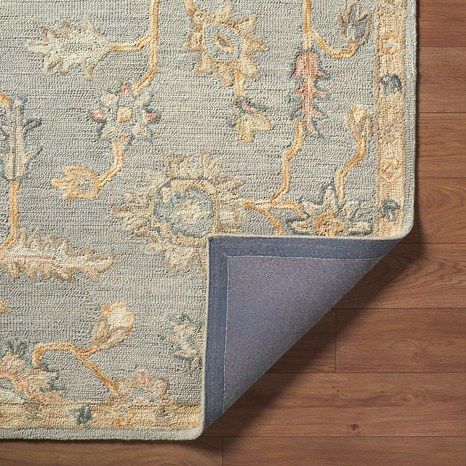 Arnold Traditional Wool Grey Rug