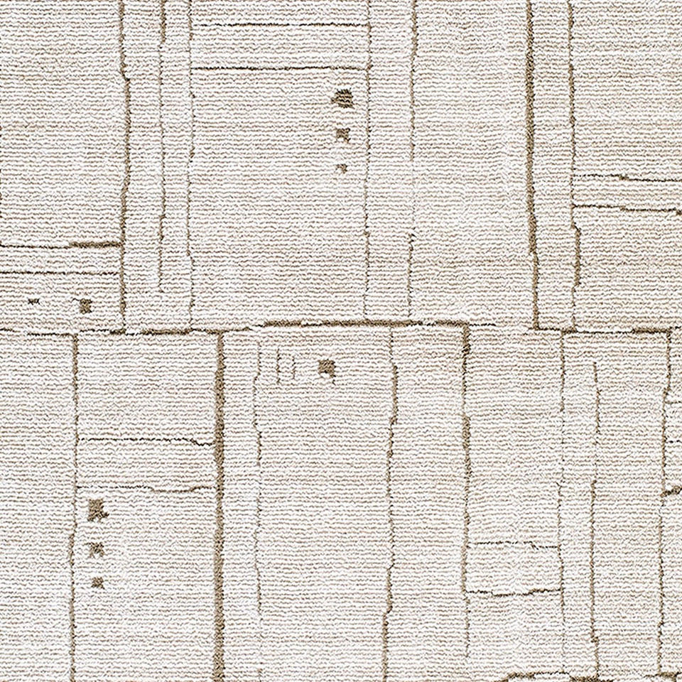 Alba Modern Graphic Taupe Brown Rug