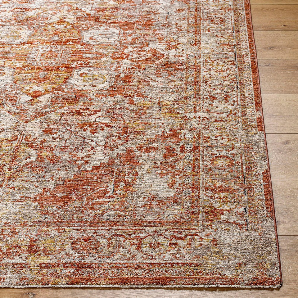 Mirabel Vintage Traditional Brown Rug