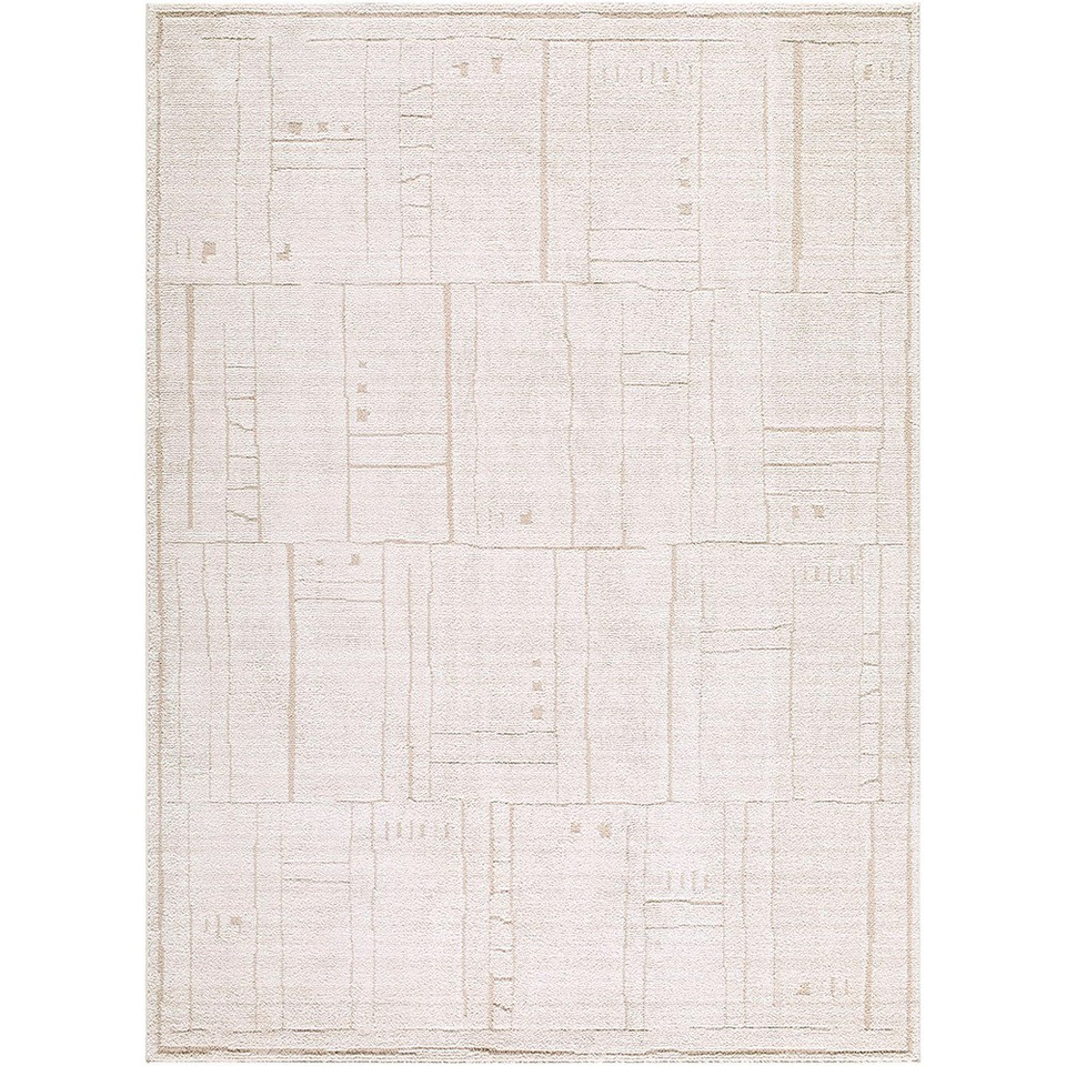 Alba Modern Graphic Ivory Rug