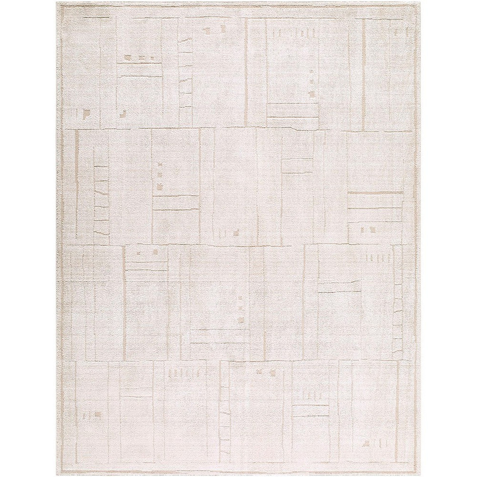 Alba Modern Graphic Ivory Rug