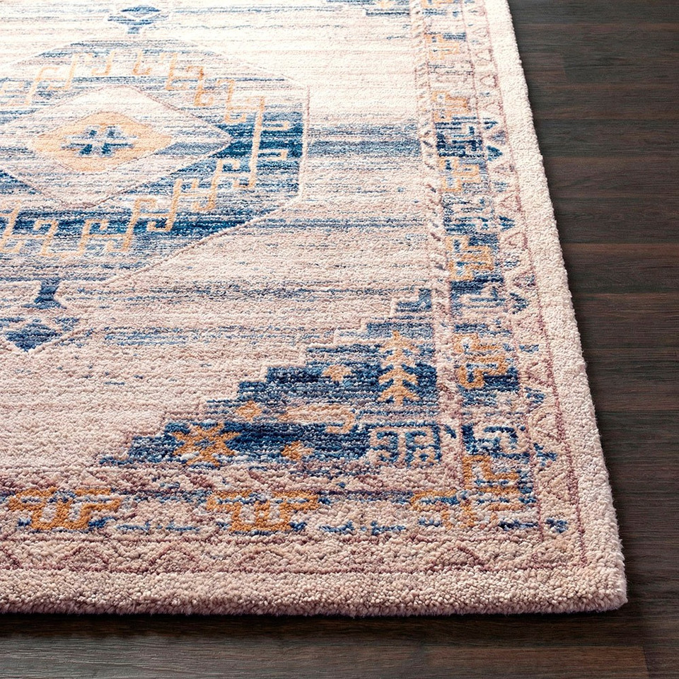 Fifth Avenue Vintage Traditional Dusty Sage Grey Rug