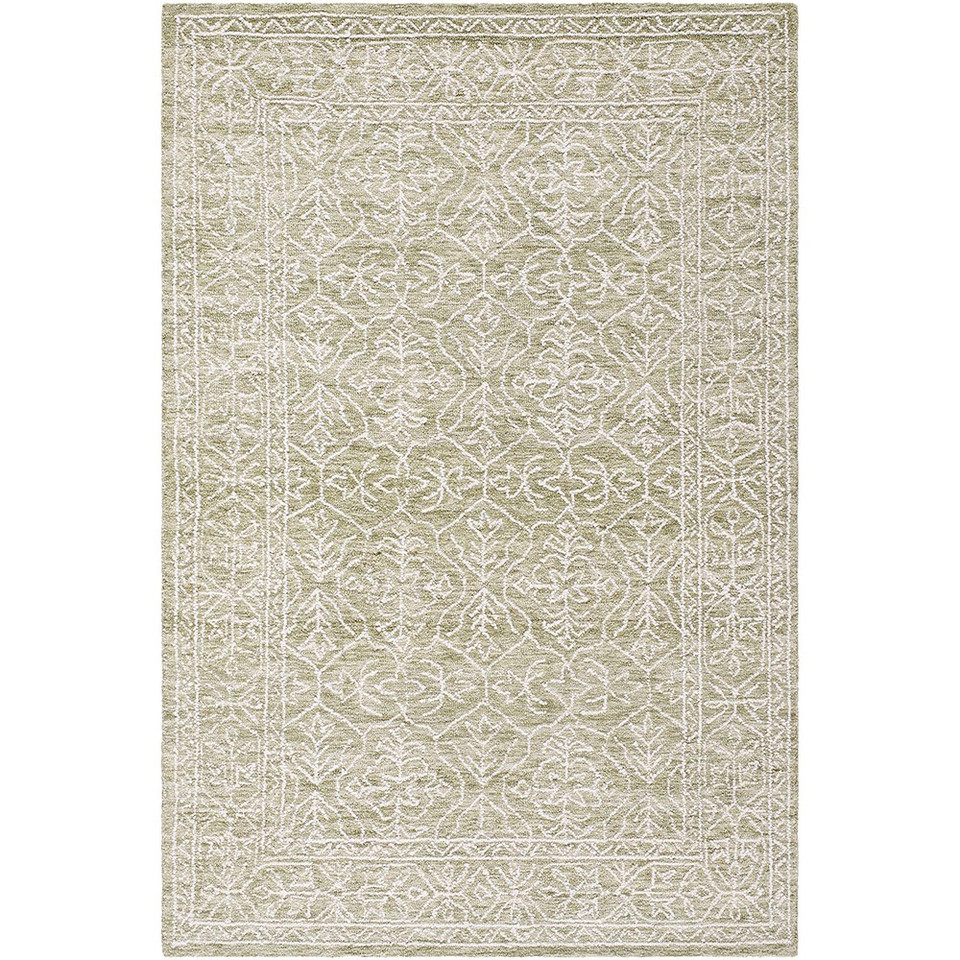 Sicily Vintage Wool Green Rug