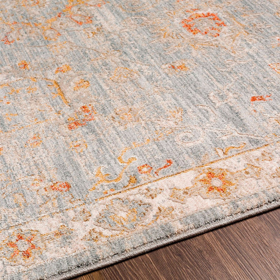 Avant Garde Vintage Traditional Blue Rug