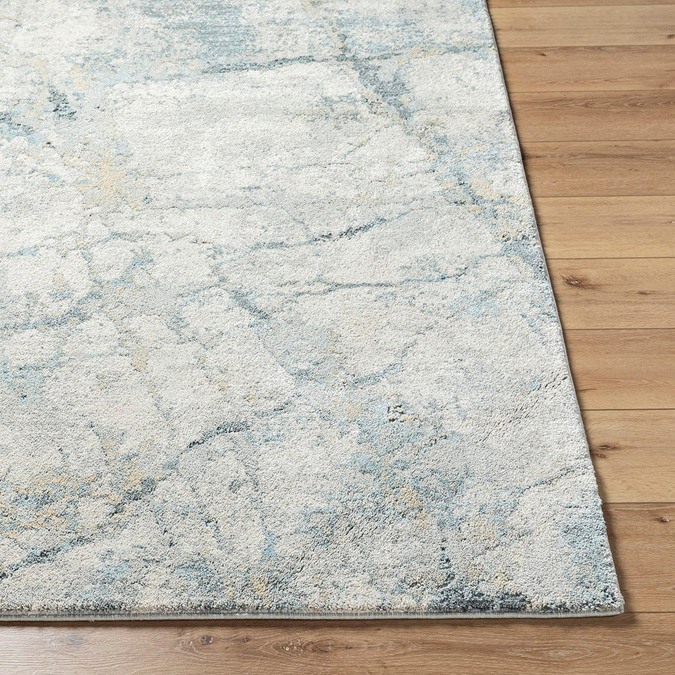 Avellino Abstract Modern Marble Grey Rug