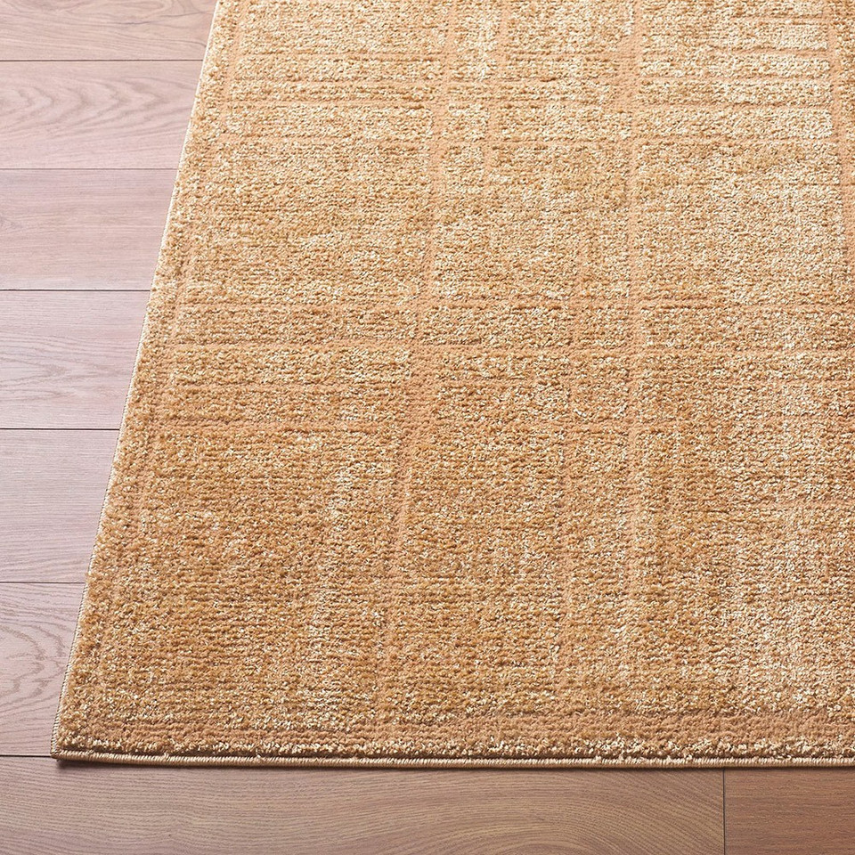 Alba Modern Graphic Tan Rug