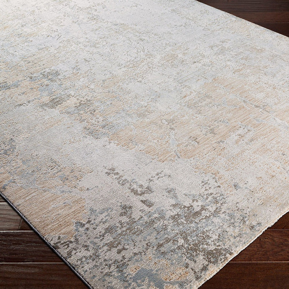 Brunswick Abstract Modern Beige Grey Rug