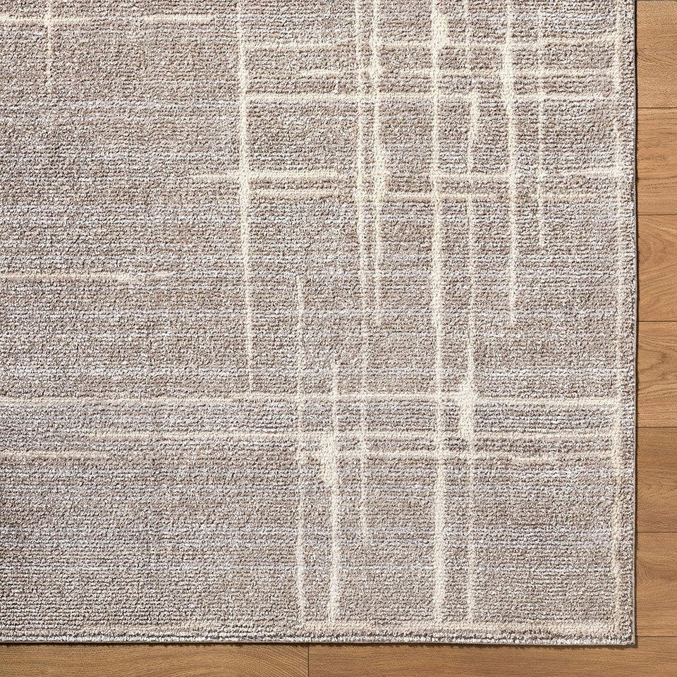 Alba Modern Graphic Taupe Rug