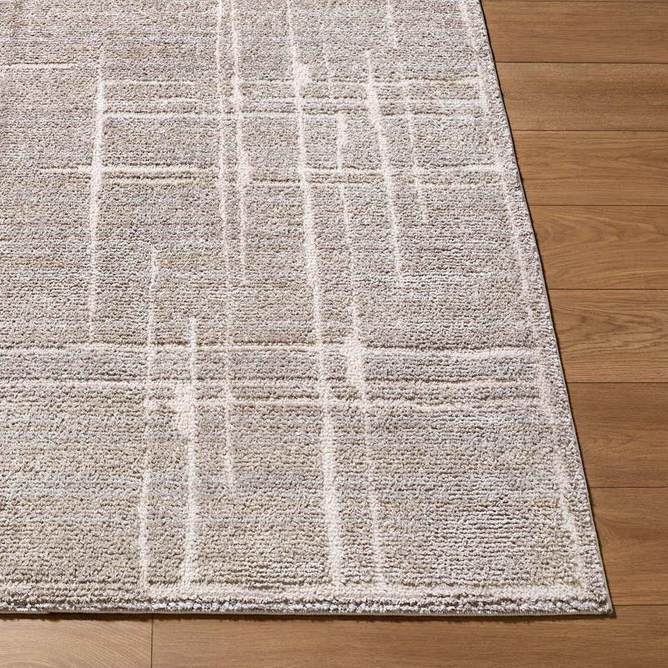 Alba Modern Graphic Taupe Rug