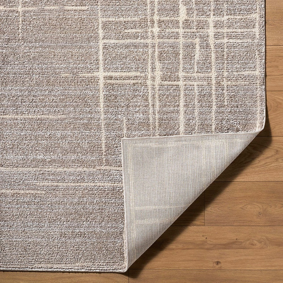 Alba Modern Graphic Taupe Rug