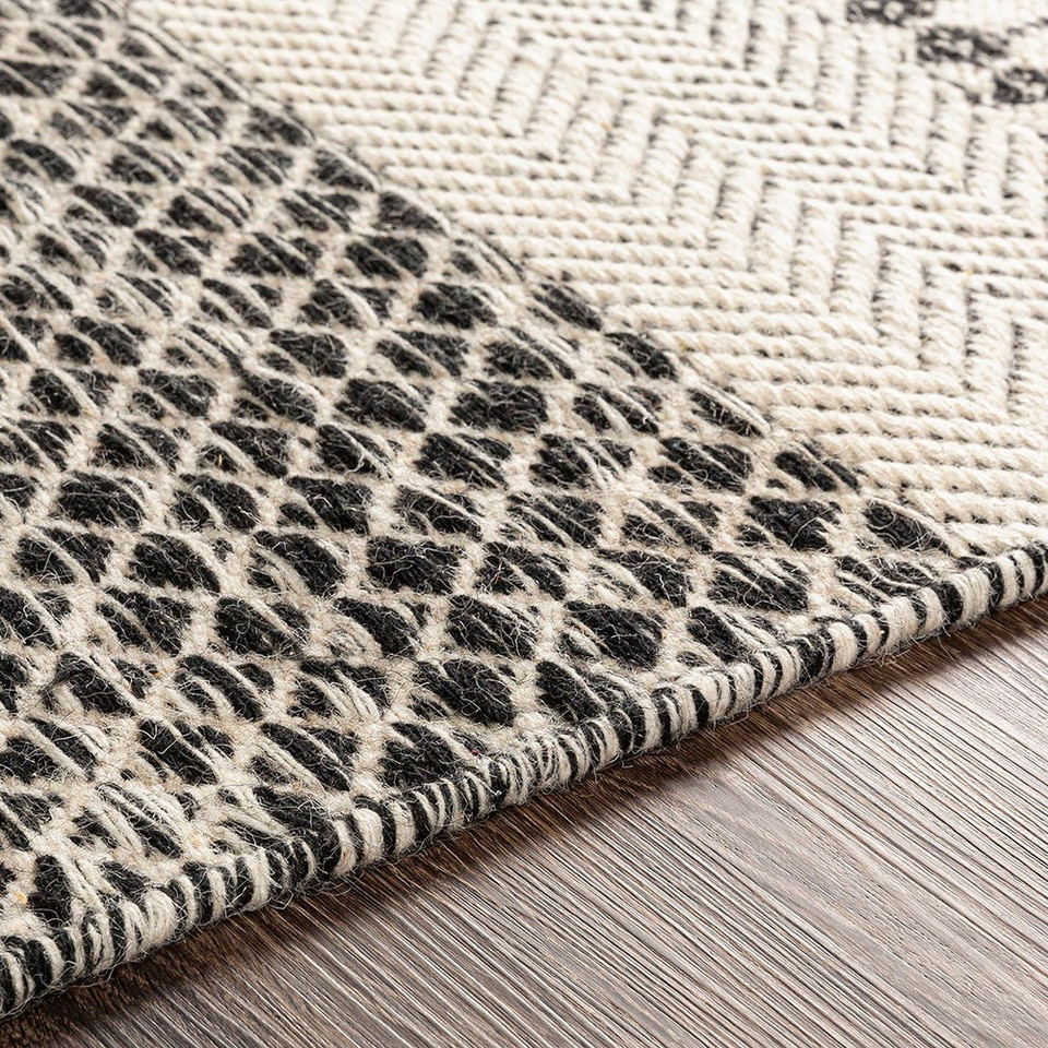 Mardin Global Wool Black Rug