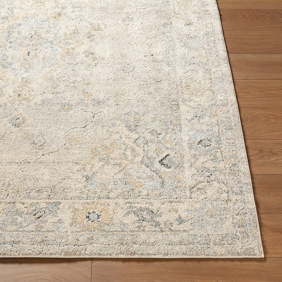 Avellino Vintage Traditional Boho Grey Rug