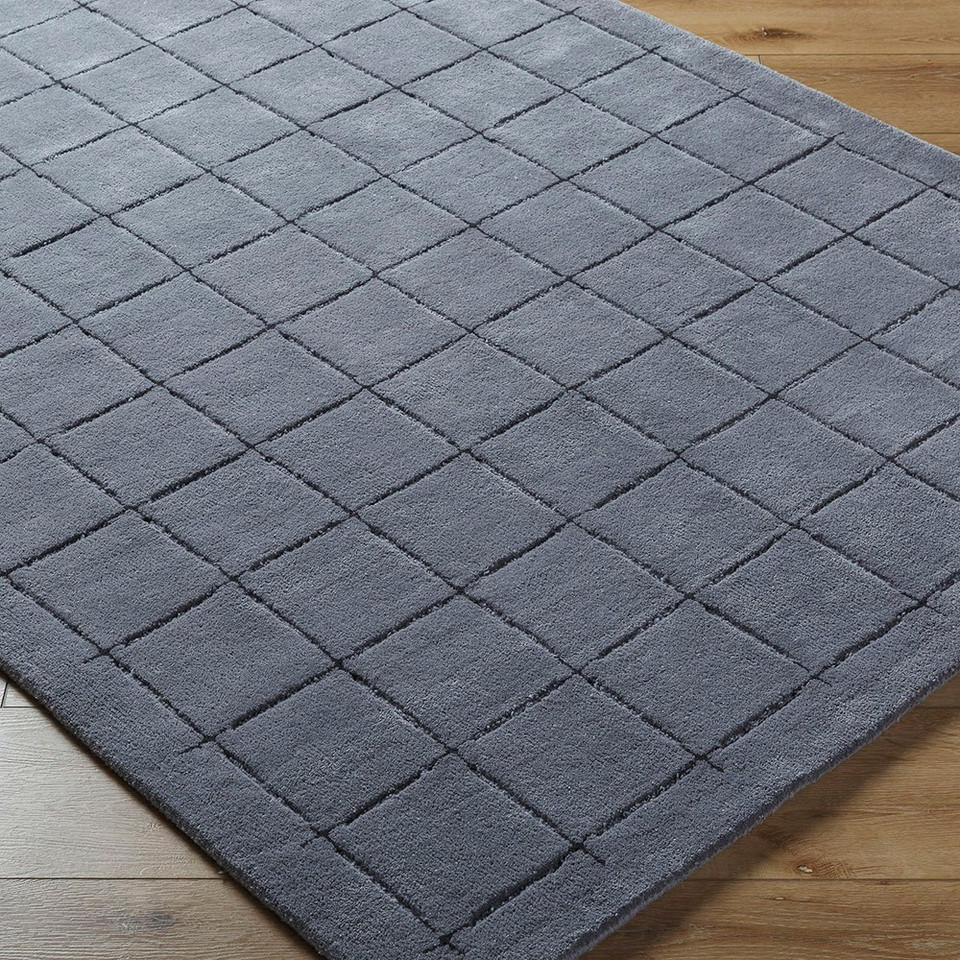 Brook Modern Wool Grey Rug