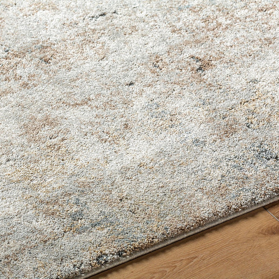 Avellino Abstract Modern Marble Blue Grey Rug