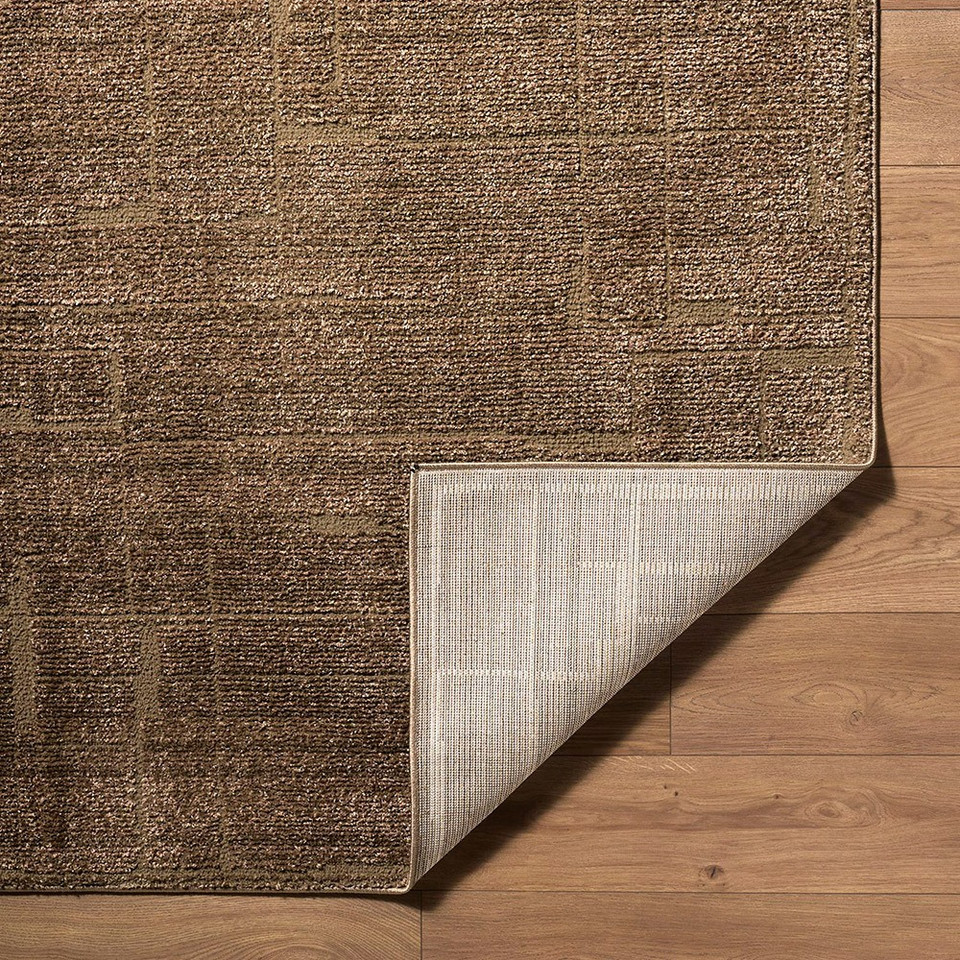 Alba Modern Graphic Brown Rug