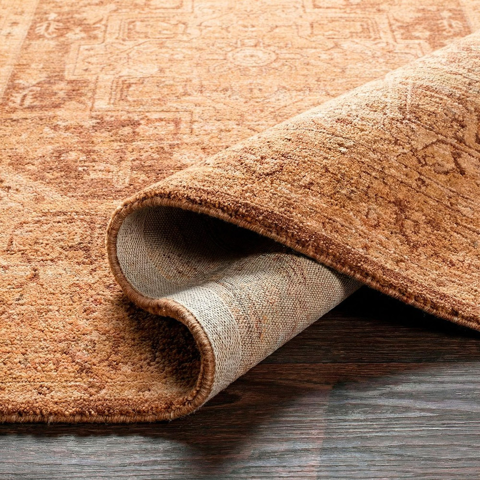Cyrus Vintage Traditional Brown Rug