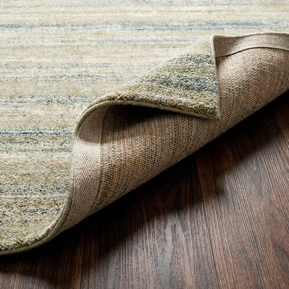 Avellino Abstract Modern Marble Green Blue Rug