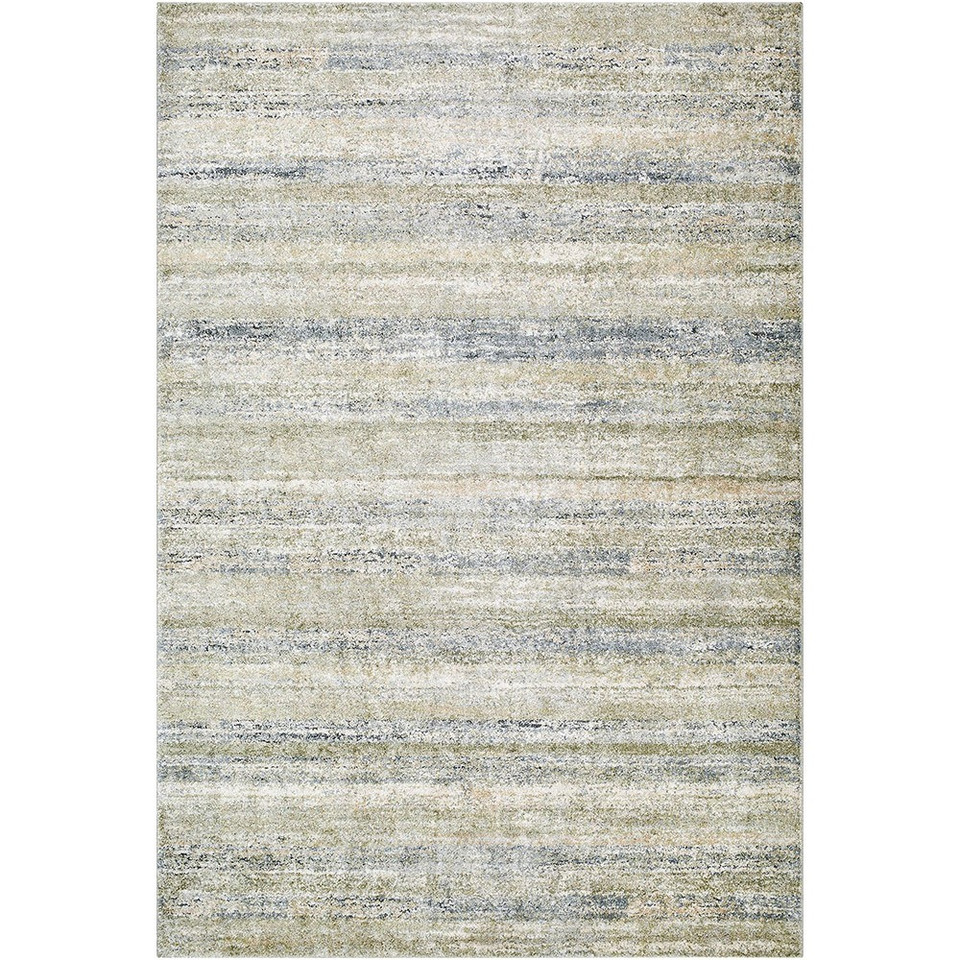 Avellino Abstract Modern Marble Green Blue Rug