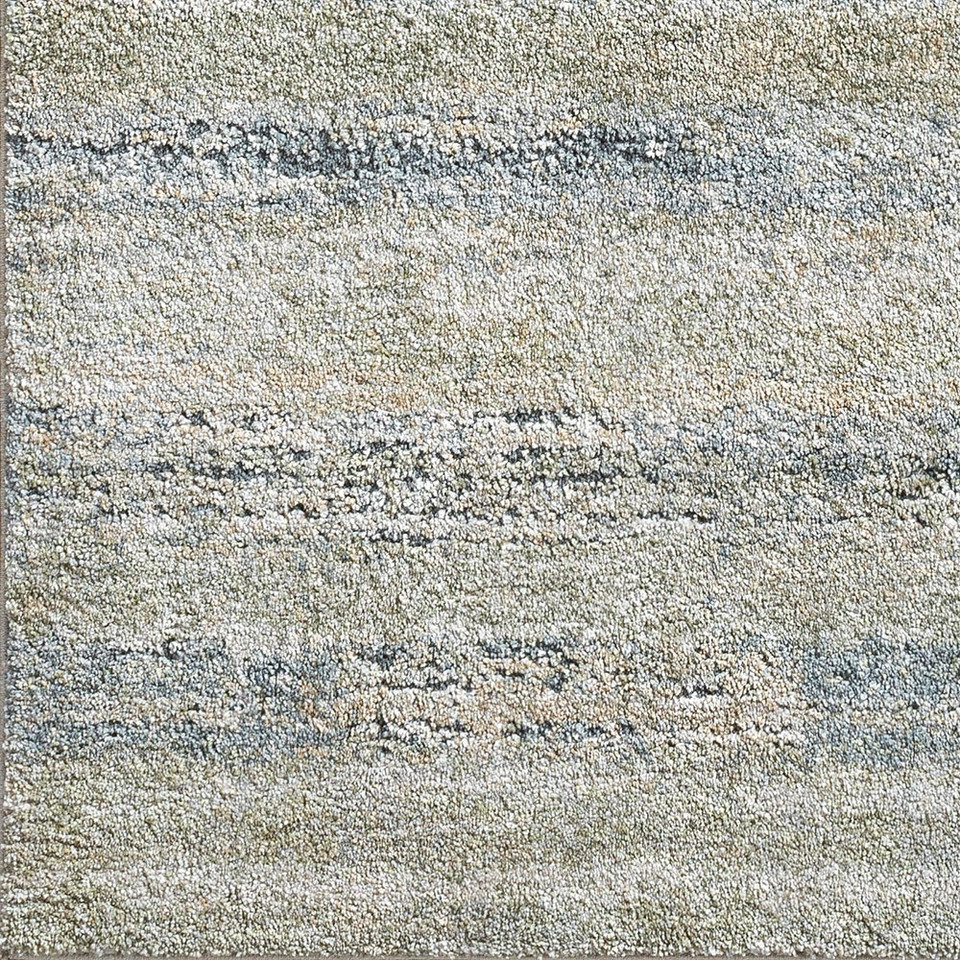 Avellino Abstract Modern Marble Green Blue Rug