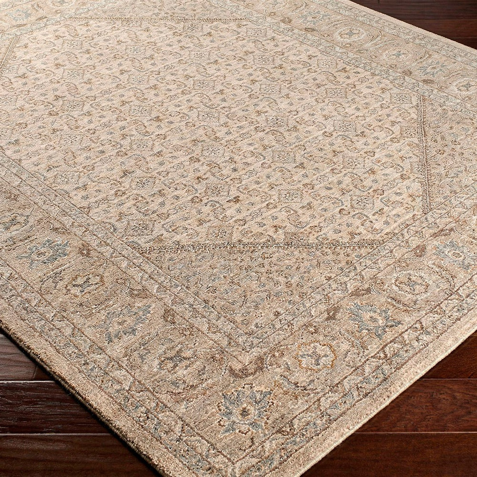 Arda Vintage Traditional Grey Taupe Rug