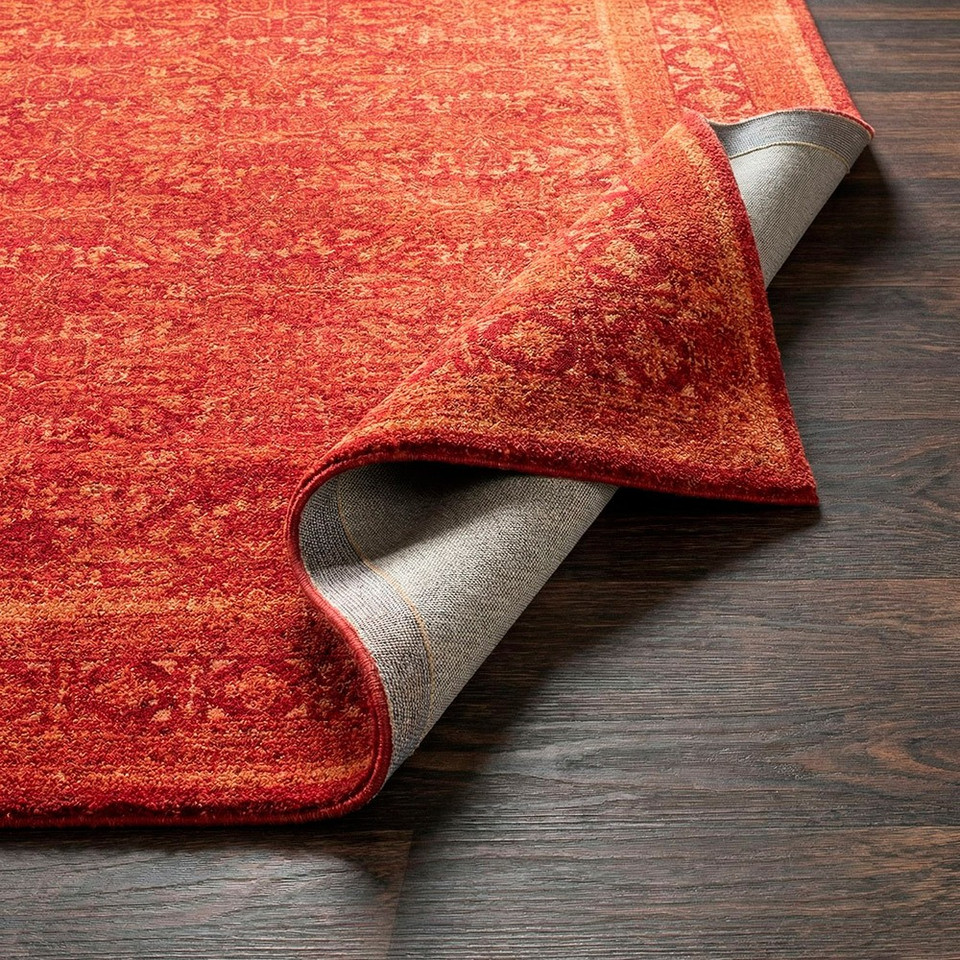 Cyrus Vintage Traditional Red Rug