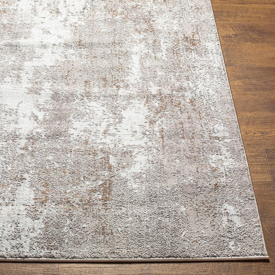 Allegro Abstract Modern Marble Beige Rug