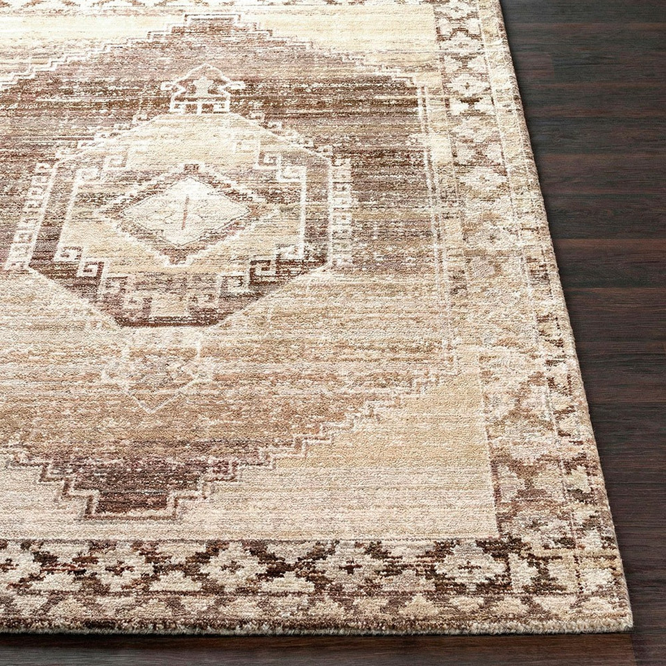 Fifth Avenue Vintage Traditional Taupe Rug