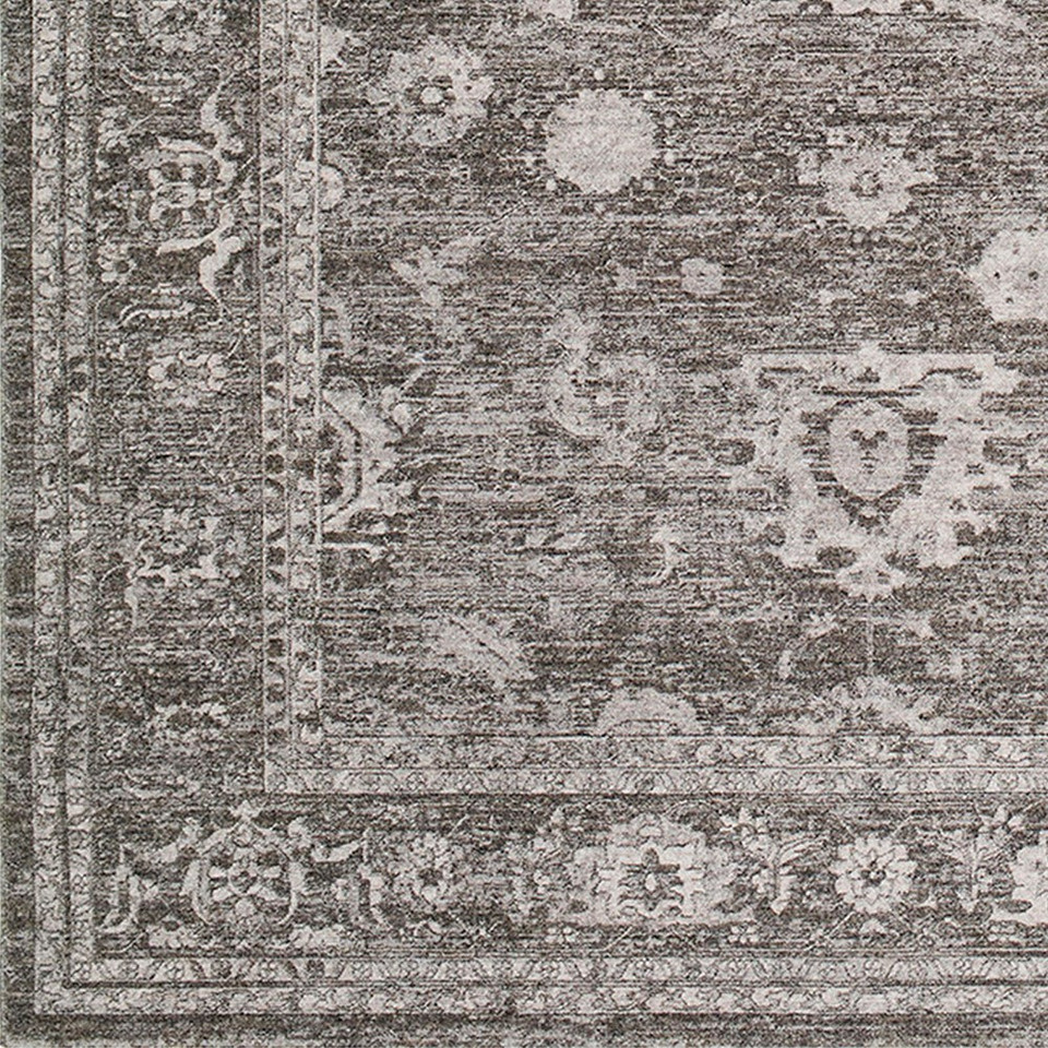 Cyrus Vintage Traditional Grey Rug
