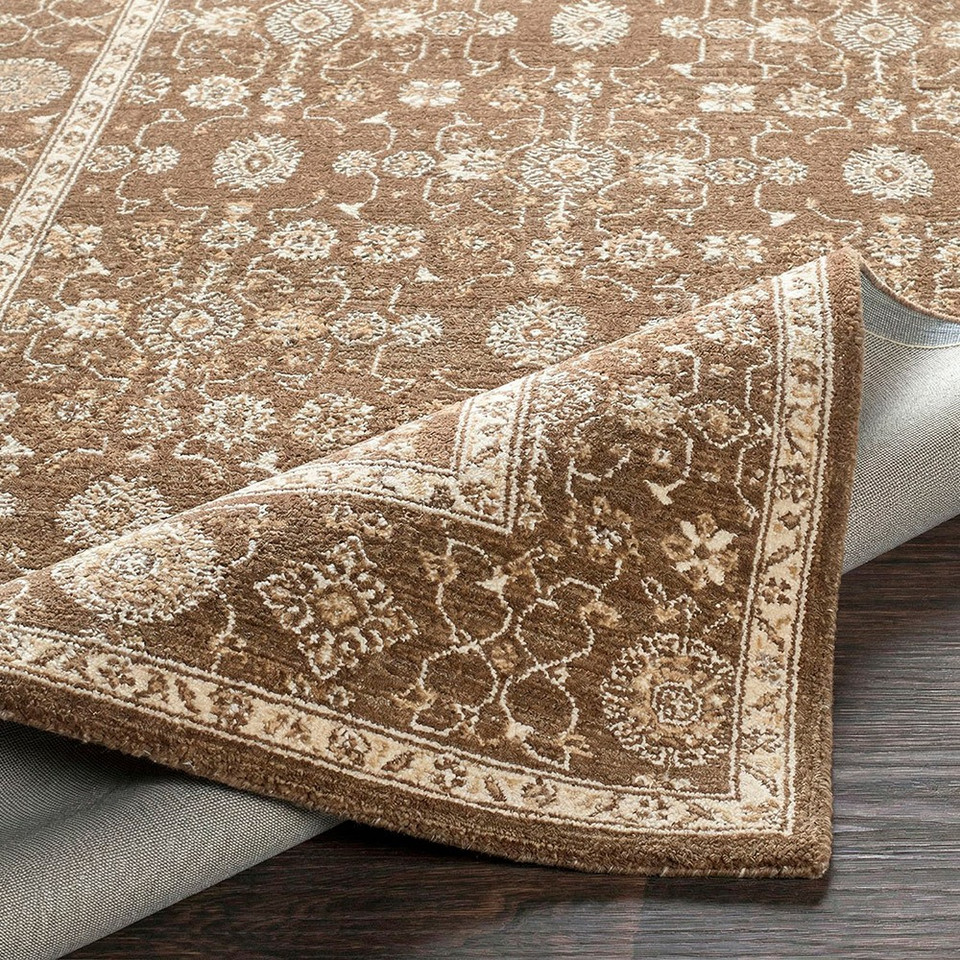 Penny 02 Vintage Traditional Brown Rug by Becki Owens x Livabliss