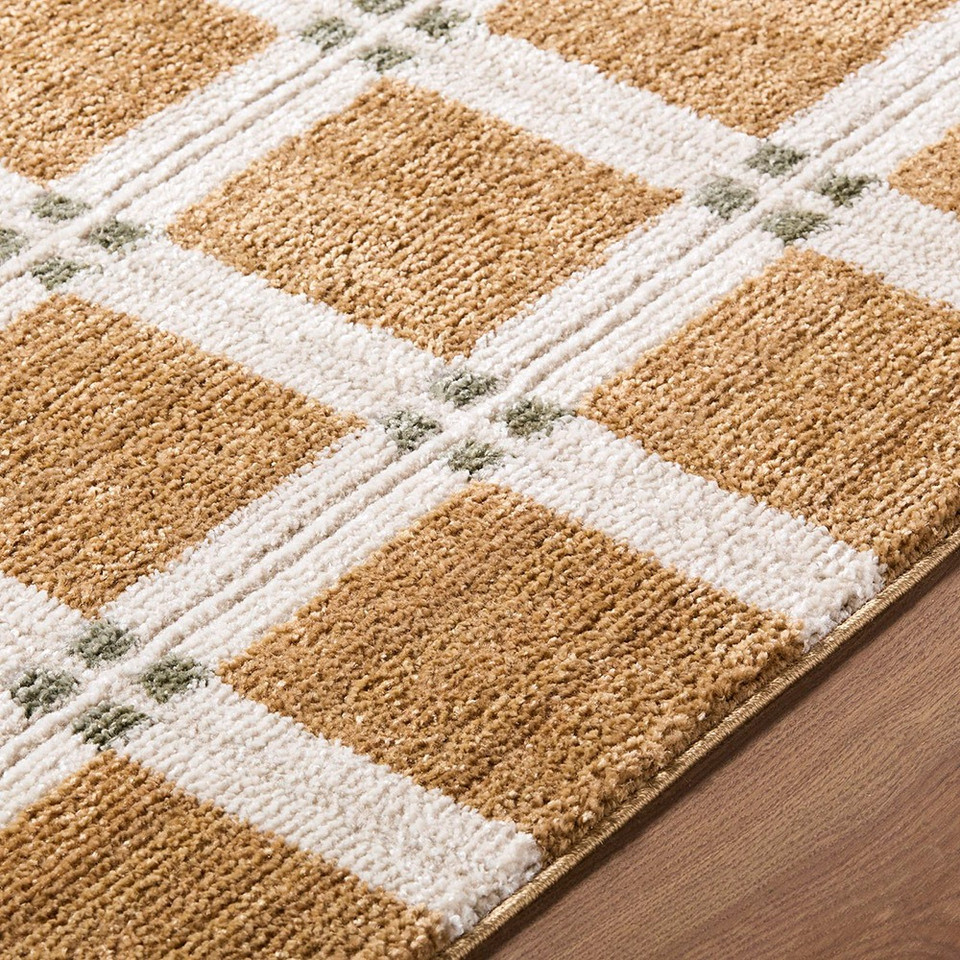 La Luna Modern Graphic Light Brown Rug