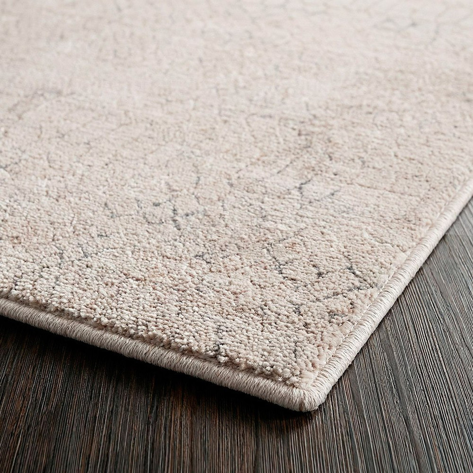 Nathan Modern Graphic Beige Cream Rug