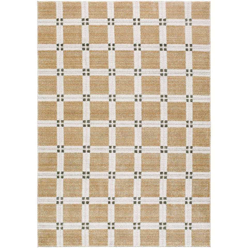 La Luna Modern Graphic Tan Rug