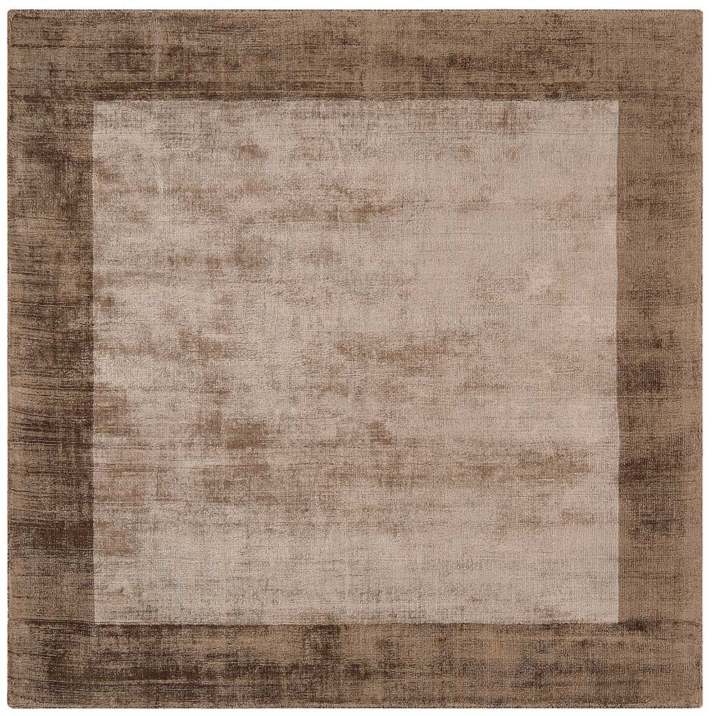 Choco Mocha Blade Border Rug