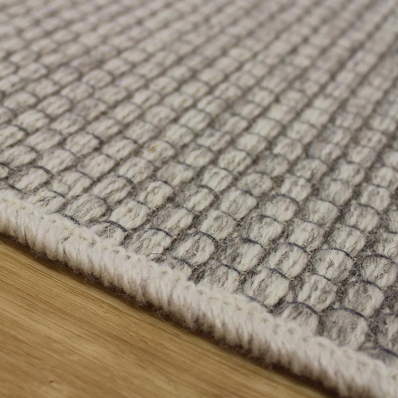 Highline Woolen Rug 6001 White 140x200cm