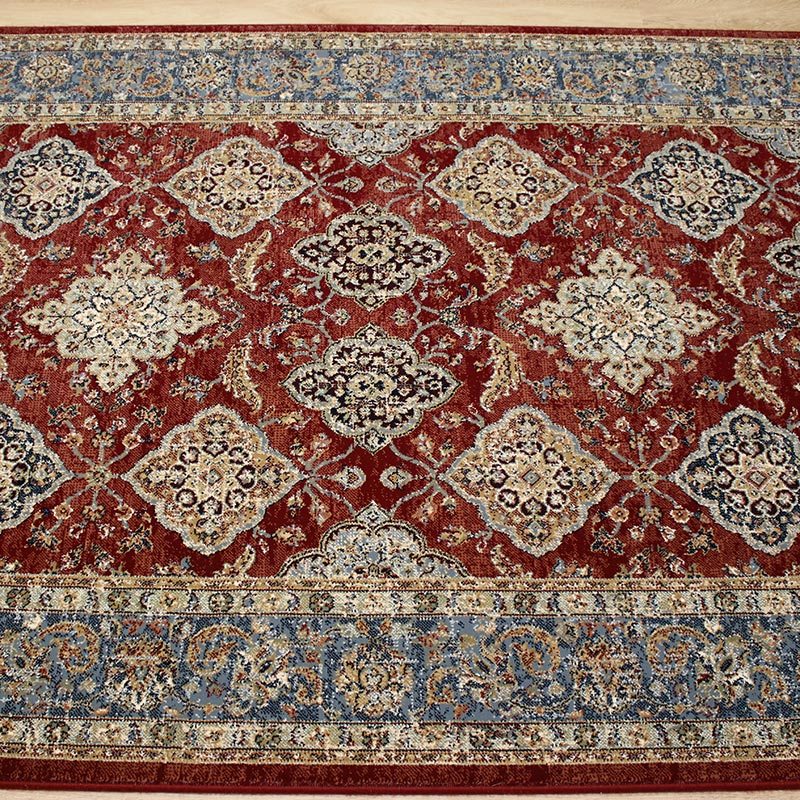 Da Vinci Rug 0163 Red Blue