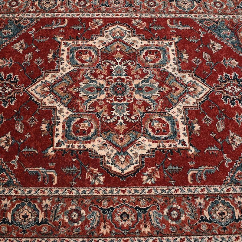 Kashqai Wool Rug 4354 Rust Grey