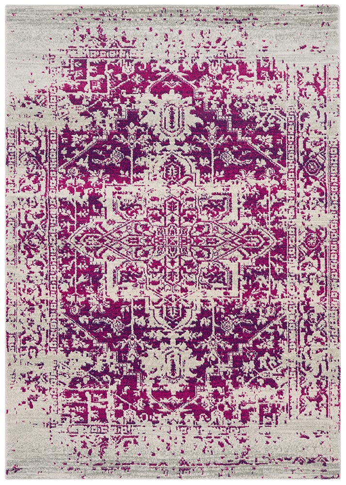 Nova Rug NV08 Antique Plum Red