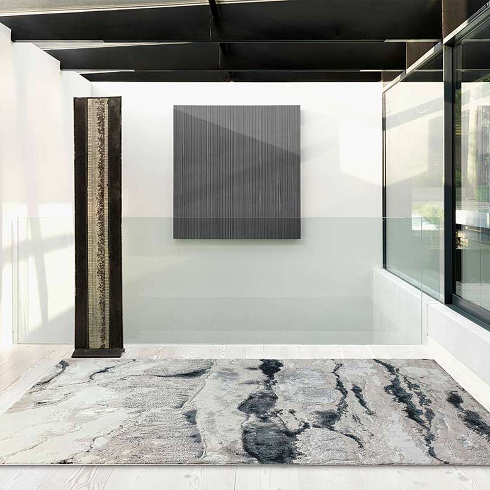 Aurora Rug AU05 Quartz Silky Abstract