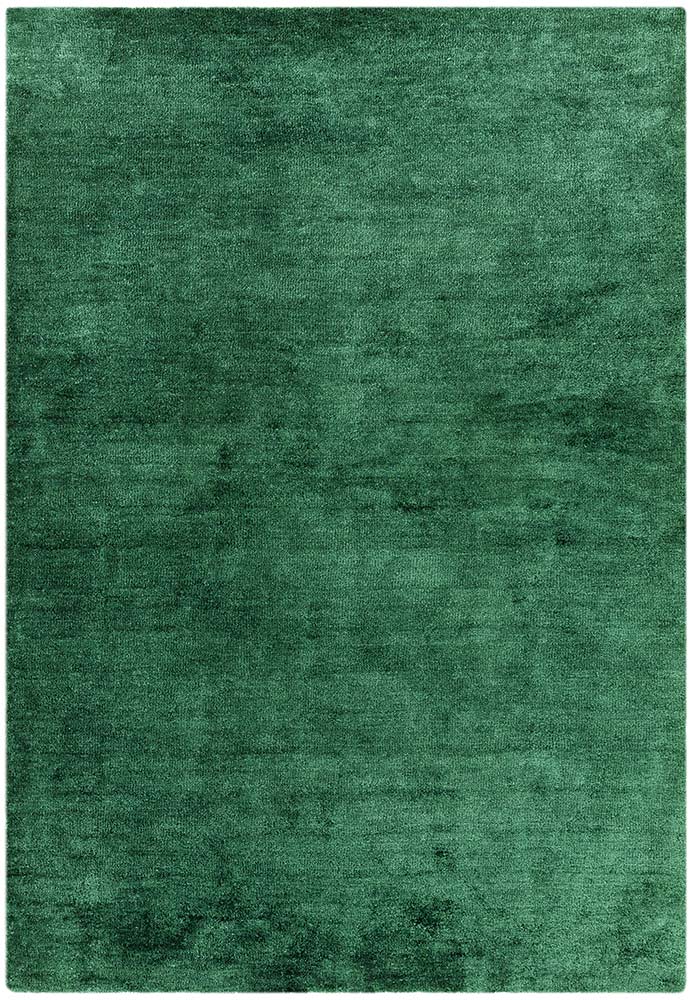 Milo Plain Shimmer Rug Green