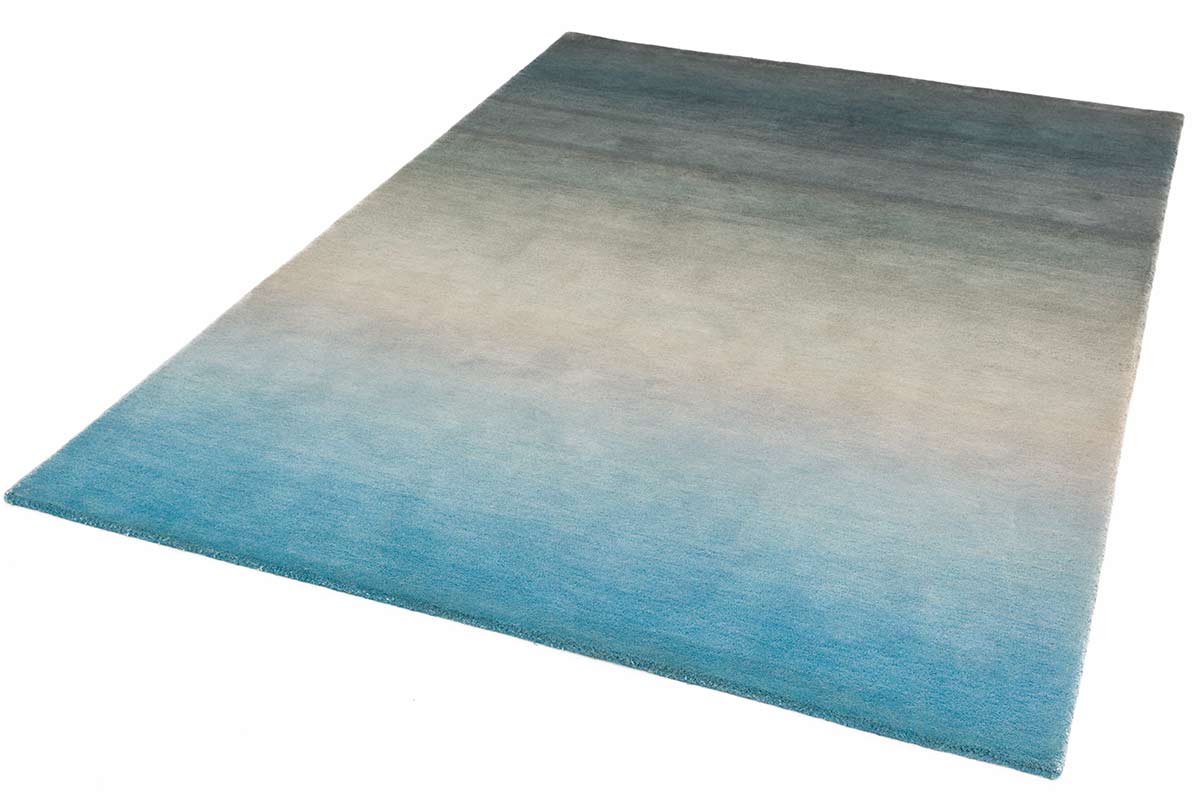 Ombre Rug OM03 Blue Wool