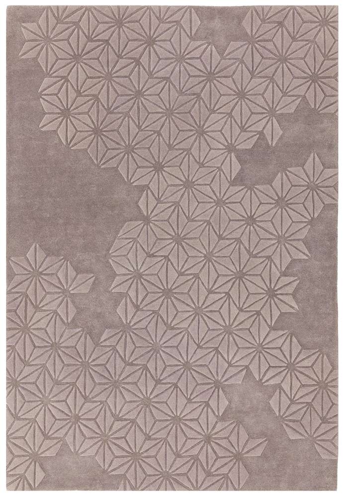 Starburst 3D Rug Lilac Woolen Viscose